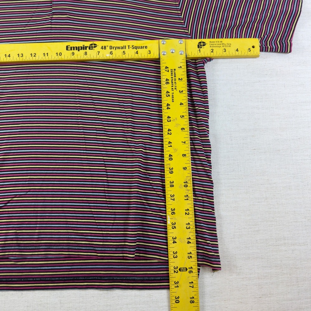 Peter Millar Mens XL Polo Shirt Double Mercerized Cotton Striped Short Sleeve - Picture 10 of 12